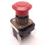 Used Allen-Bradley 800T-FXD4 E-Stop Push Button W/ Two 800T-XD4 Contact 600V AC, NCLB