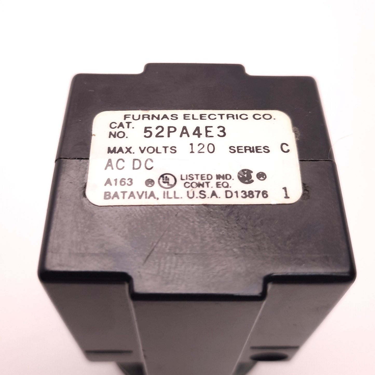 Used Siemens-Furnas 52PA4E3 Red Pilot Light 120v Max Ac/Dc, 38mm Dia., LED, *Tested*
