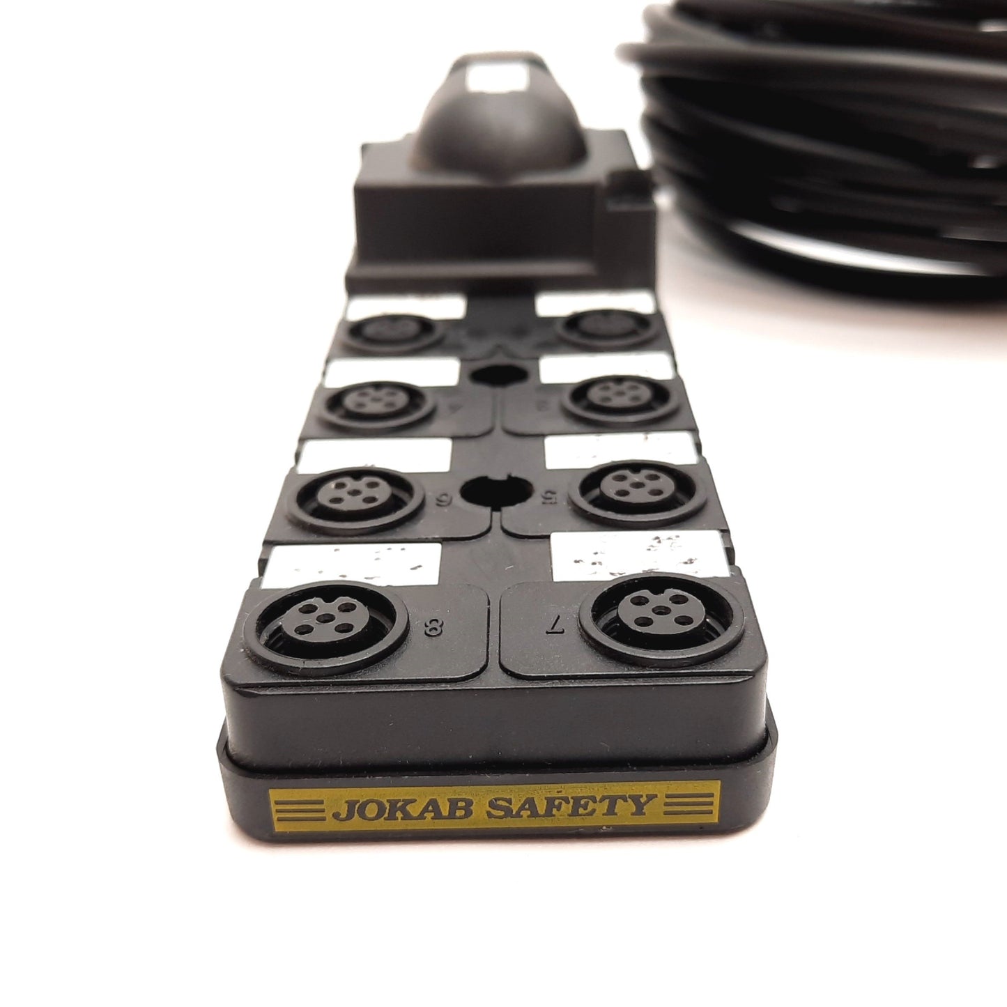 Used Jokab Safety TINA8A DYNlink Connection Block, 8-Connections, 5-Pin M12 Female