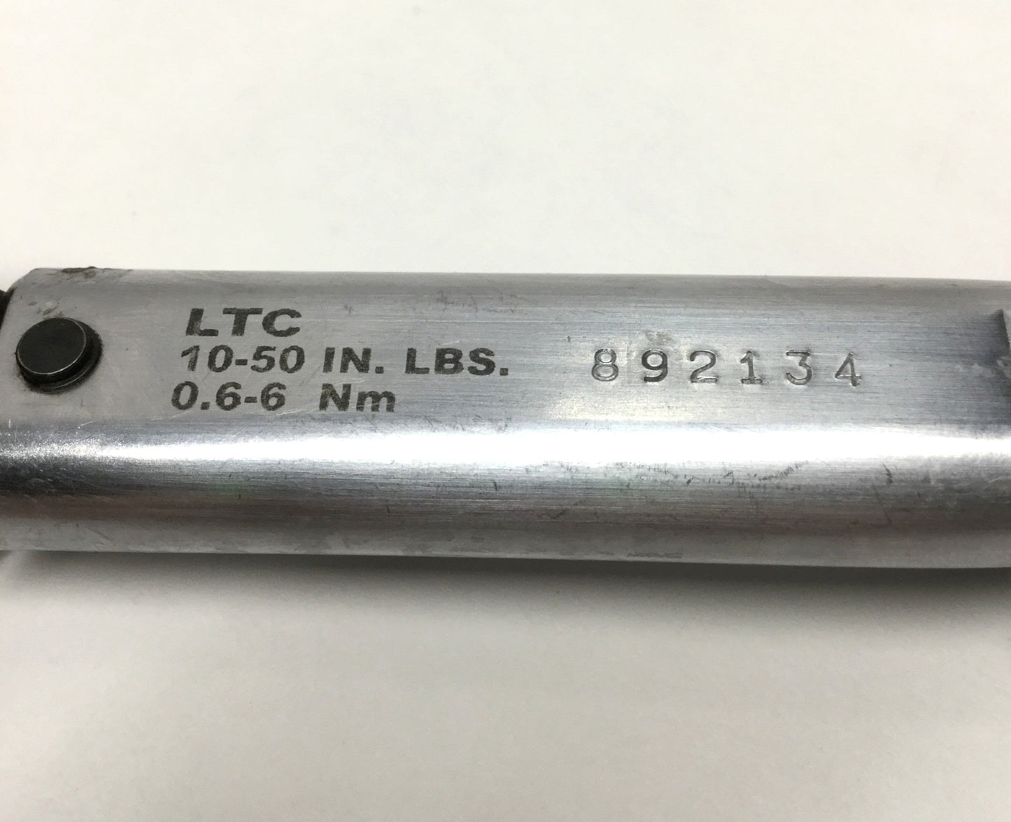 Used Sturtevant LTC Ratcheting Clicker Torque Wrench, 3/8" Square Drive, 10-50 in-lb
