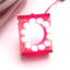 Used Machine Vision LED Illuminator Red 12V DC, 9/16" Bore, 1" x 0.8" Overall Size