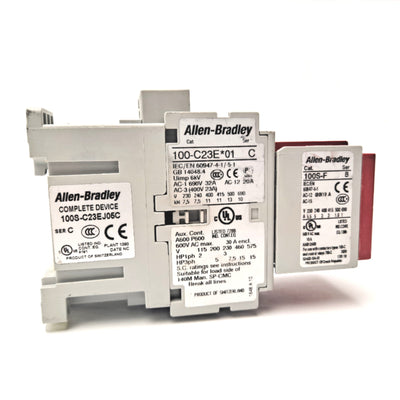Used Allen Bradley 100S-C23EJ05C Safety Contactor W/Electric Coil 23A 24VDC 3 NO
