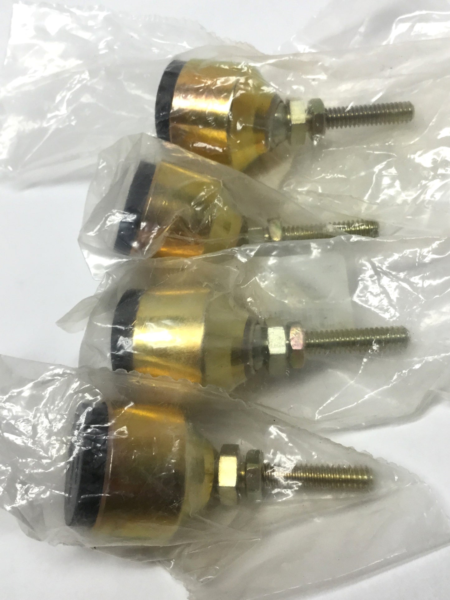 Used Lot of 4 BSW-0L Leveling Foot Mounts 1/4-20 Thread, 2-11/16" Height, Ø1.25" Base