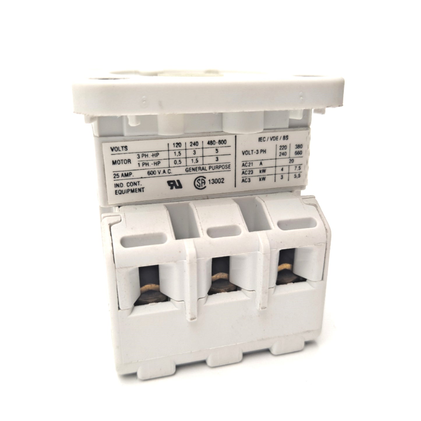 Used Allen Bradley 194E-E20-1753 Load Switch 3 Phase 600VAC 25A 3 Pole