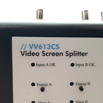 Used Colorado Video VV613CS Video Screen Splitter, NTSC/PAL, BNC, 5VDC 1A