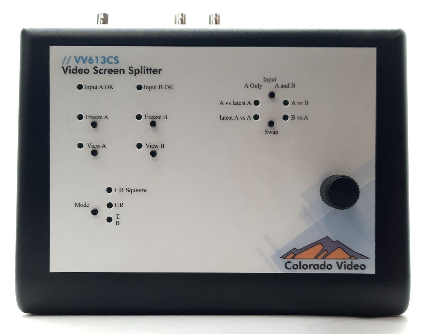 Used Colorado Video VV613CS Video Screen Splitter, NTSC/PAL, BNC, 5VDC 1A