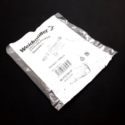 New Weidmuller 1892120001 SAISM-4/8S-M12 4P D-ZF Connector Assembly, M12, 4-Pin Male