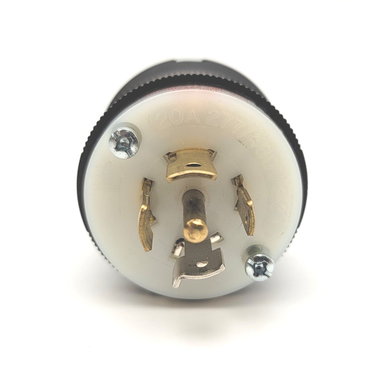 New – Open box Hubbell HBL2521 Twist-Lock Male Plug 3-Ph, 4-Pole, 5-Wire, 277/480VAC, L22-20R