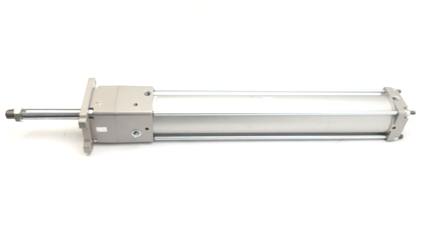 Used SMC CDNA2F100-600-D Tie Rod Cylinder With Lock 100mm Bore, 600mm Stroke