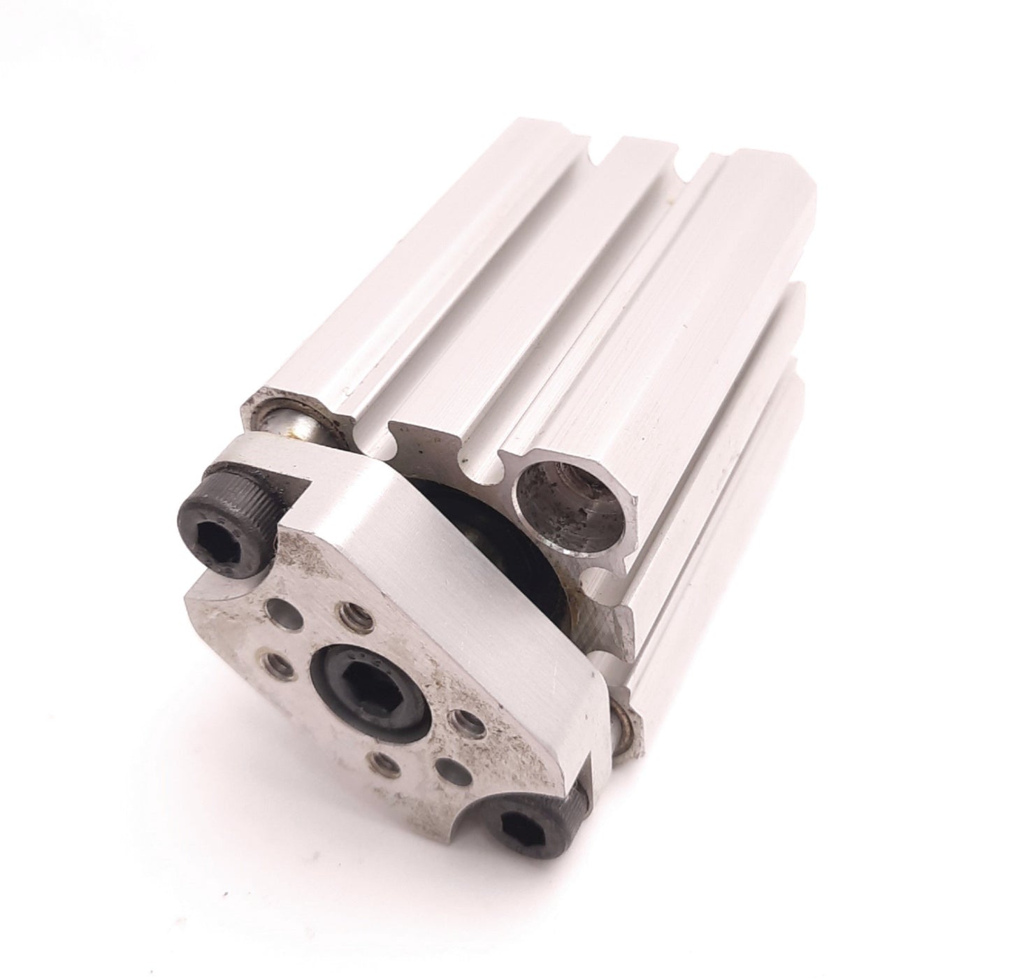 Used PHD CTS2U20x.5-BB-M Guided Pneumatic Cylinder 20mm Bore, 1/2" Stroke, Shock Pads