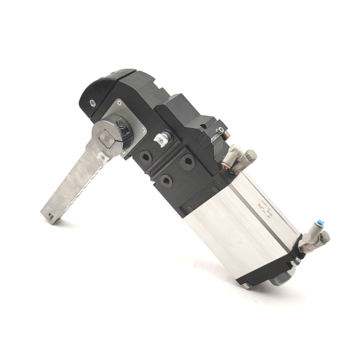 Used SMC CKZ2N63TF-90DT Power Clamp Rotary Cylinder 63mm Bore, 90° Angle