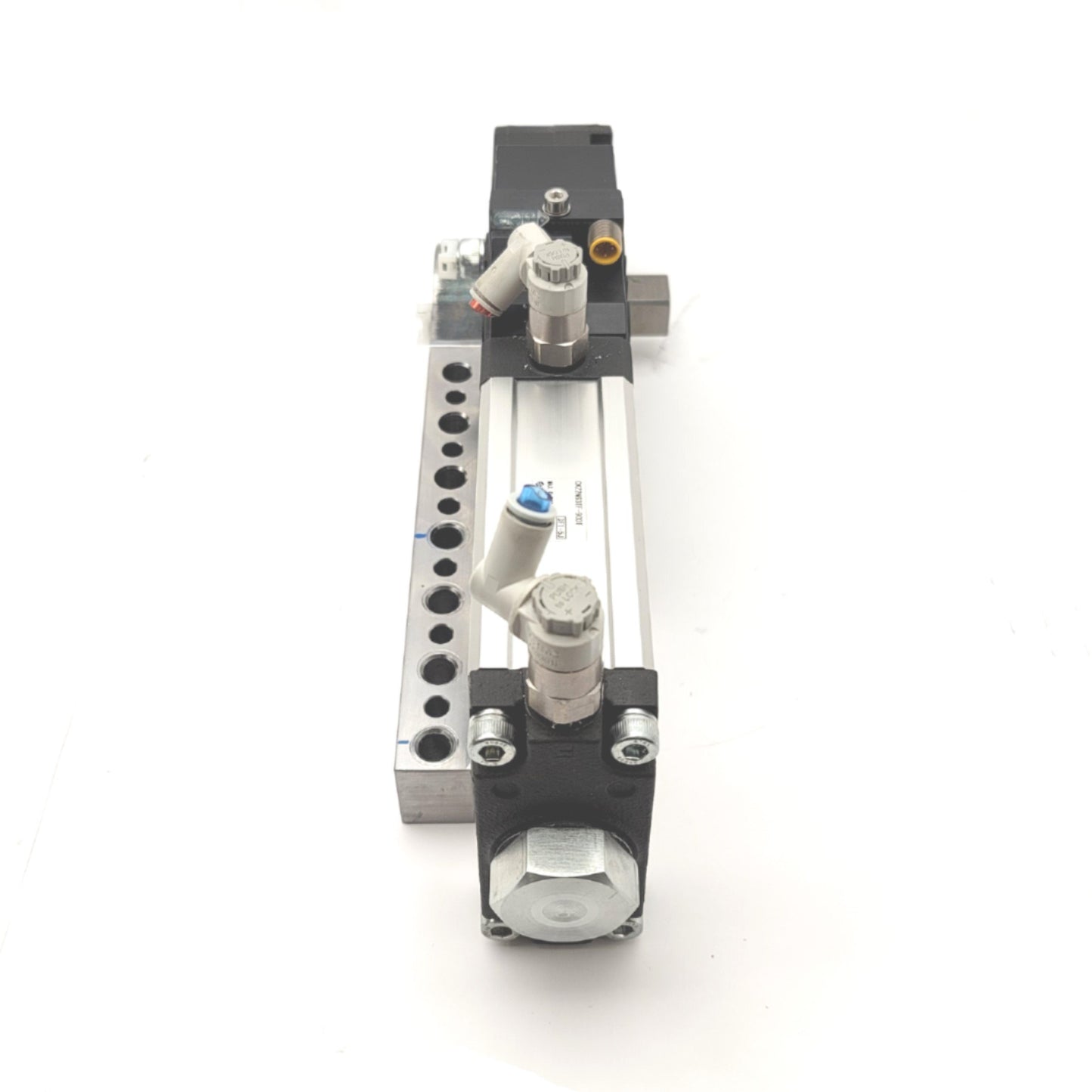Used SMC CKZ2N63TF-90DT Power Clamp Rotary Cylinder 63mm Bore, 90° Angle