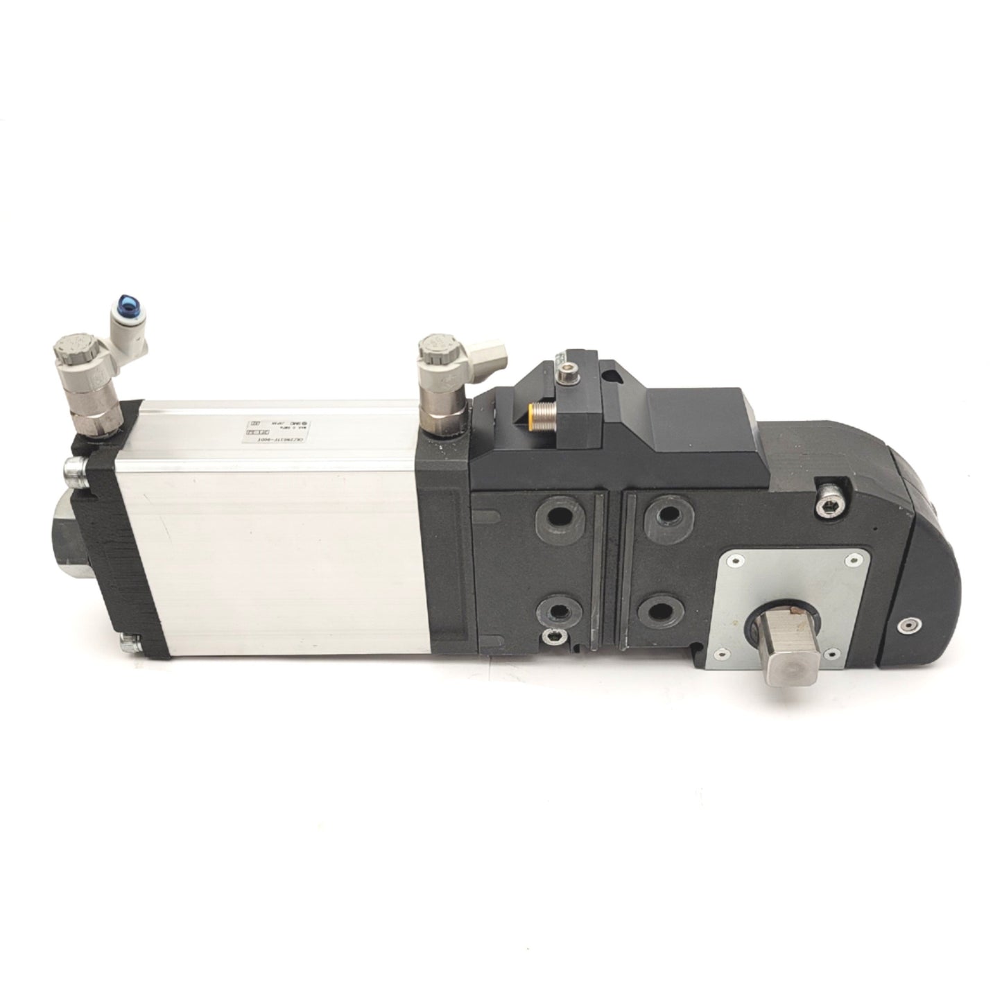 Used SMC CKZ2N63TF-90DT Power Clamp Rotary Cylinder 63mm Bore, 90° Angle