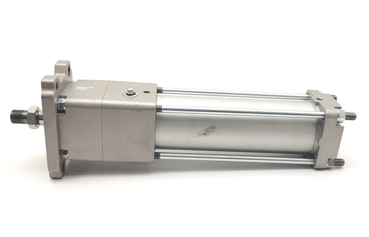Used SMC CDNA2F80-200-D Tie Rod Cylinder With Lock 80mm Bore, 200mm Stroke