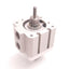 Used SMC NCQ8C106-025 Compact Pneumatic Cylinder 1-1/16" Bore, 1/4" Stroke, 1/8" Port