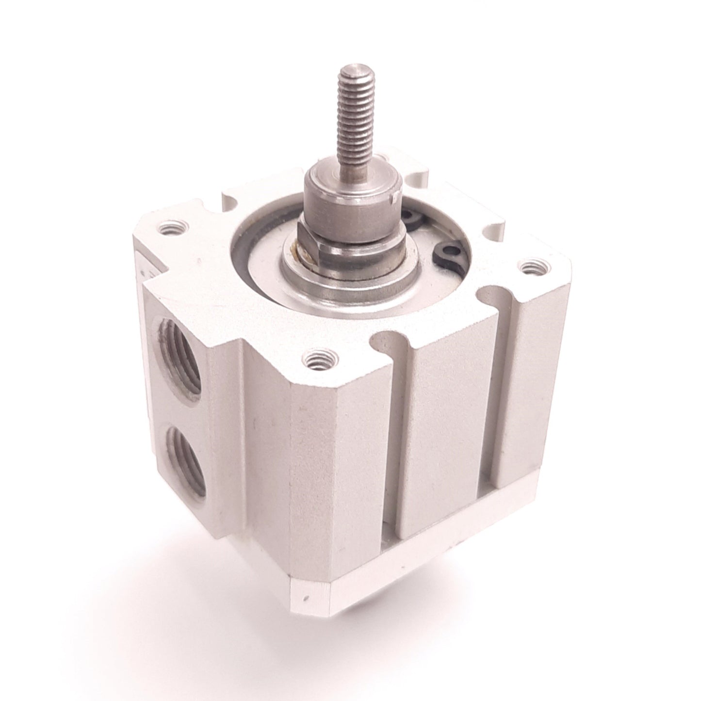 Used SMC NCQ8C106-025 Compact Pneumatic Cylinder 1-1/16" Bore, 1/4" Stroke, 1/8" Port