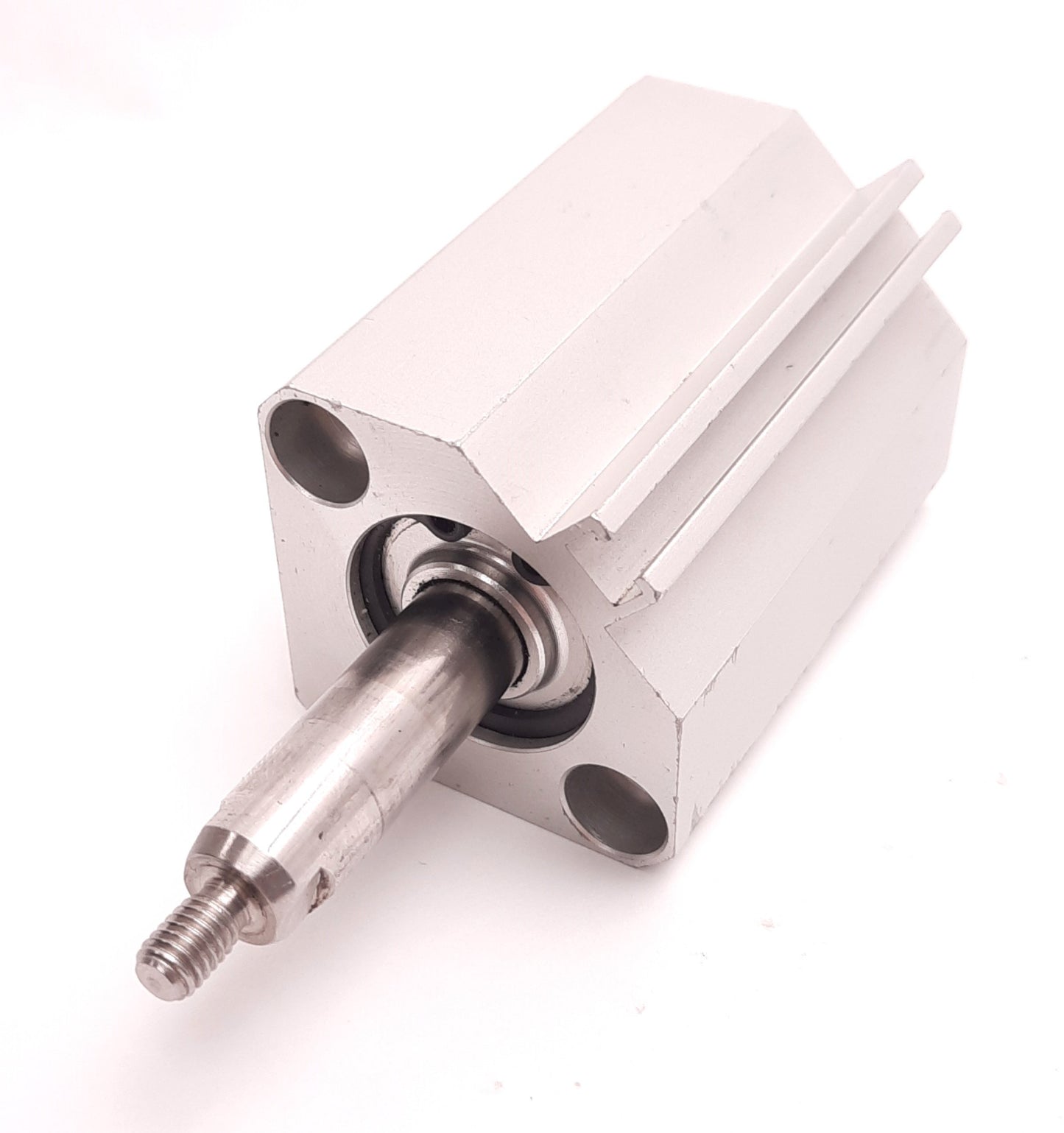 Used SMC NCDQ2B20-25DM Compact Pneumatic Cylinder 20mm Bore, 25mm Stroke w/ Magnet