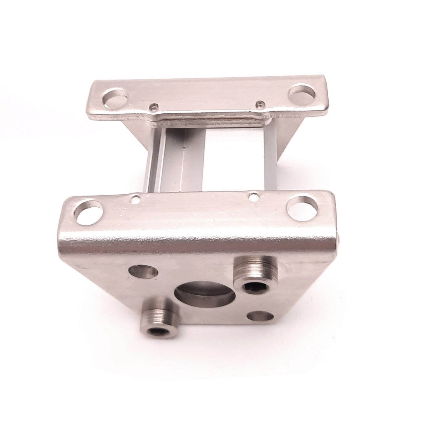 Used SMC NCDQ2L20-15D Compact Cylinder w Foot Mount and Magnet, 20mm Bore,15mm Stroke