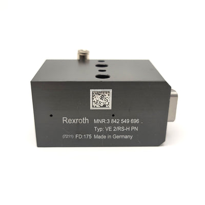 New – Open box Bosch Rexroth VE 2/RS-H MNR:3 842 549 696, Return Stop Spring-Loaded