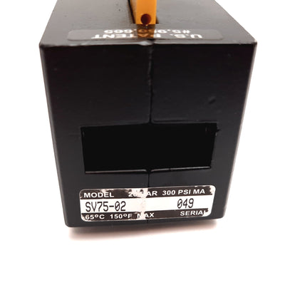 Used Watts SV75-02 Shut Off Lockout Valve, Ports: 1/4" NPT, Pressure: 300psi Max