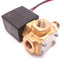 Used SMC VX3130-02N-5G1 Solenoid Valve 3 Ports 1/4" NPT, 24v DC Coil, NC, Air/Water