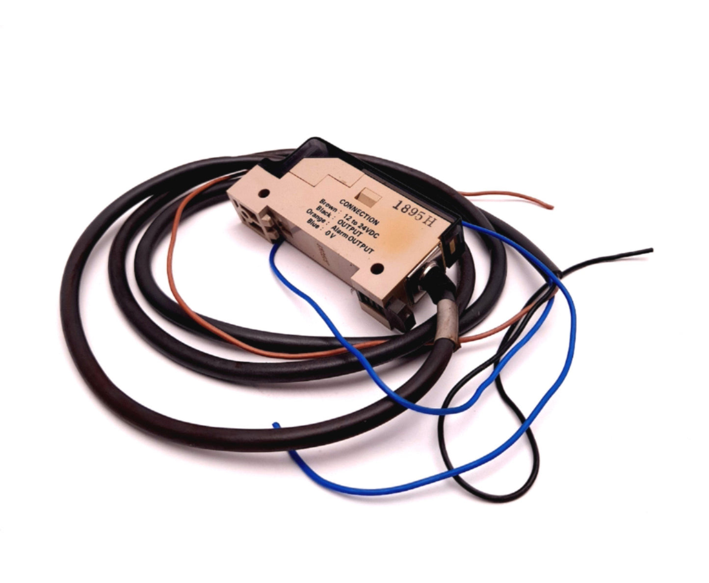 Used Omron E3C-JC4P Amplifier Sensor Transducer 12-24VDC 50mA NPN Din Rail