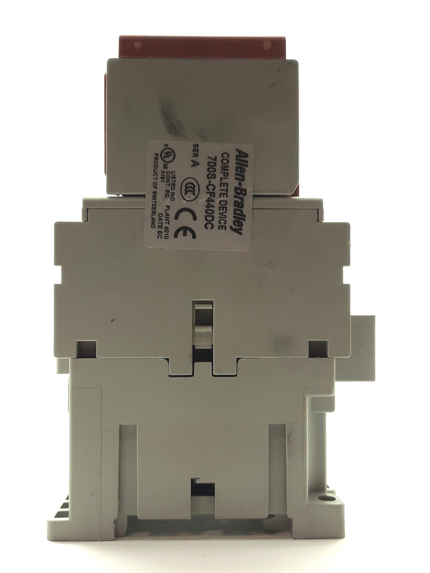 Used Allen Bradley 700S-CF440DC Safety Relay/Contactor 4x NO & NC 600V 25A 120V Coil