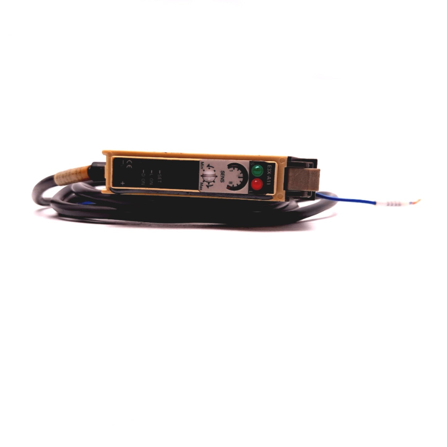 Used Omron E3X-A11 Photoelectric Sensor Amplifier Fiber Optic 10-30VDC NPN