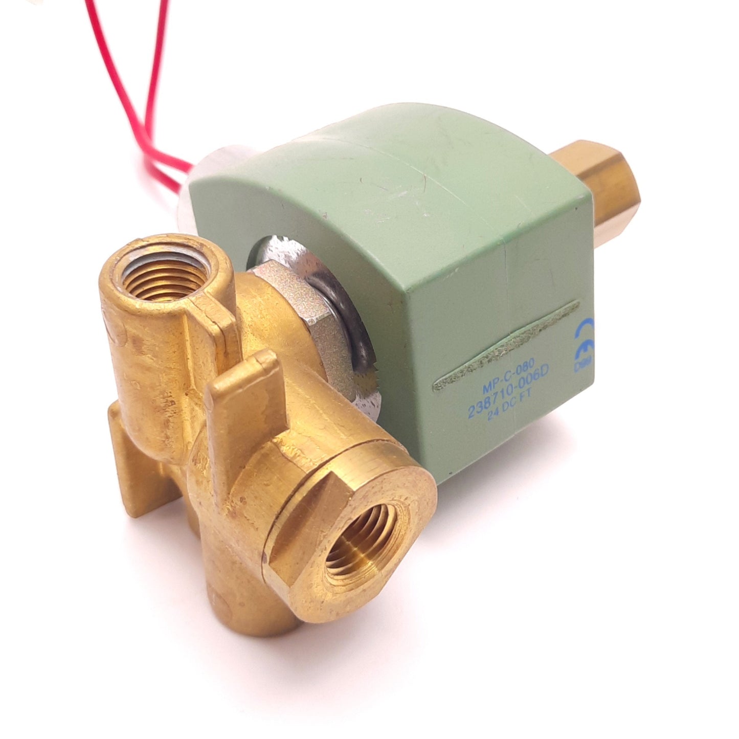 Used ASCO 8317G35 Red Hat Solenoid Valve 3 Way/2 Pos 120v AC 1/4" NPT, 5-75 Psi Air