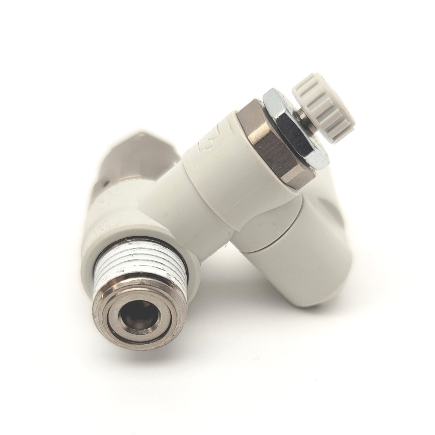 New – Open box SMC ASP430F-N02-09 Speed Controller With Pilot Check Valve And One Touch Fitting