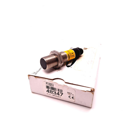 New Banner M186EQ Photoelectric Sensor 10-30VDC M18 Threaded, Sensing Rage 20000mm