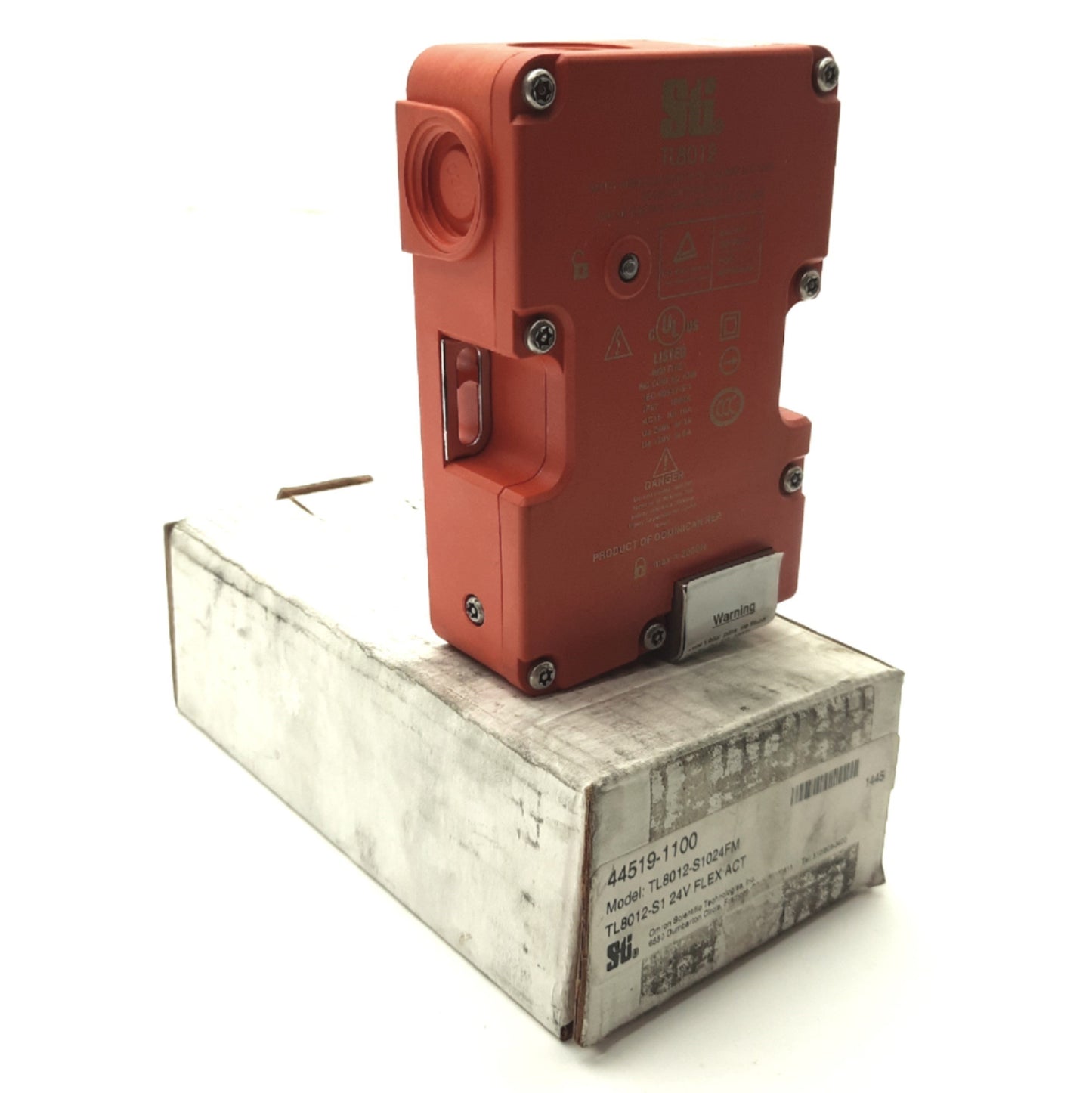 New – Open box STI TL8012-S1024FM Safety Interlock Guard Switch Pwr to Unlock 240V 3A 24V Coil