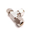 New – Open box Parker Yor-Lok Tee Fitting, 316 Stainless Steel, Connectors: 1/2" Tube OD
