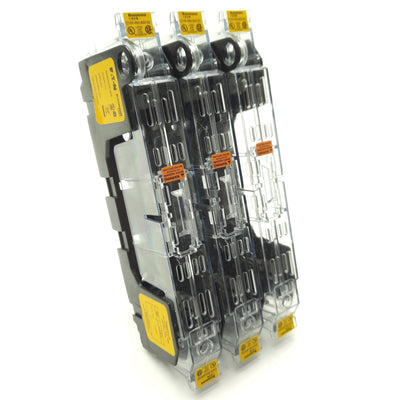 New EATON RM60030-3PR BUSSMAN Fuse Holder, 3-Pole, 3x Class R, 600V 30A