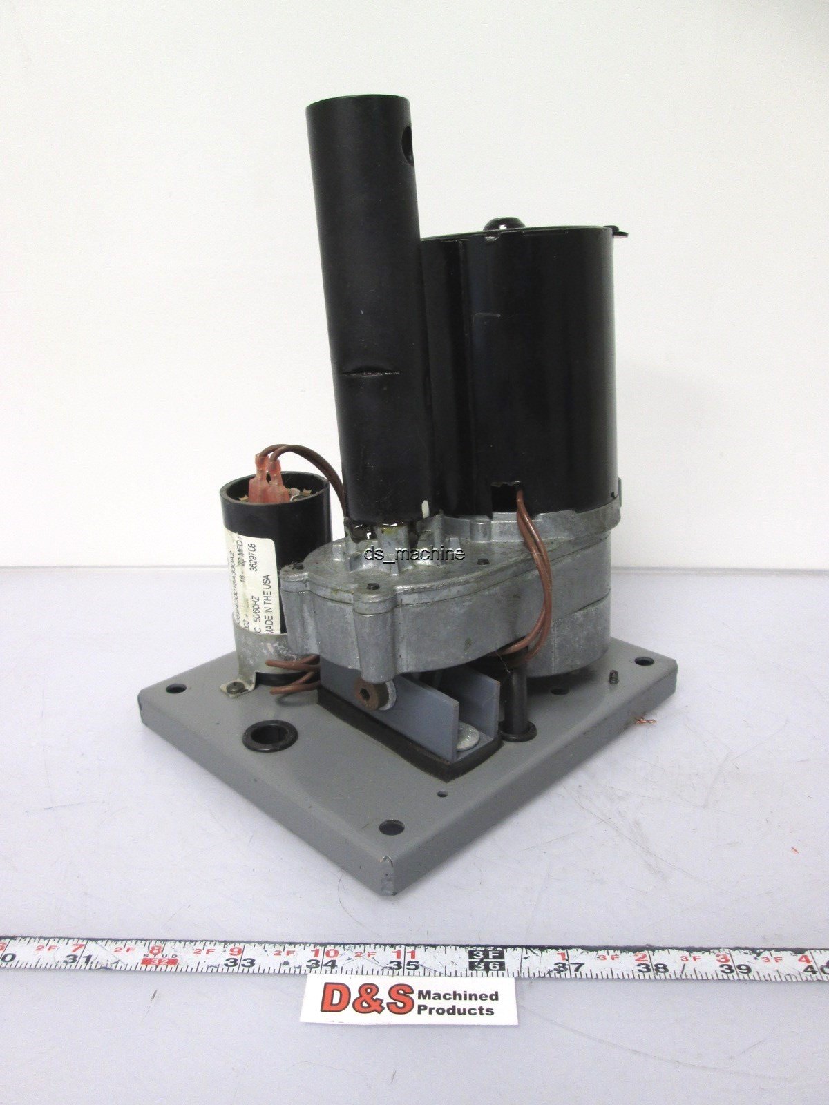 Used Von Weise VO1090AR76 1" Stroke Linear Actuator 20æF Capacitor Run 115VAC