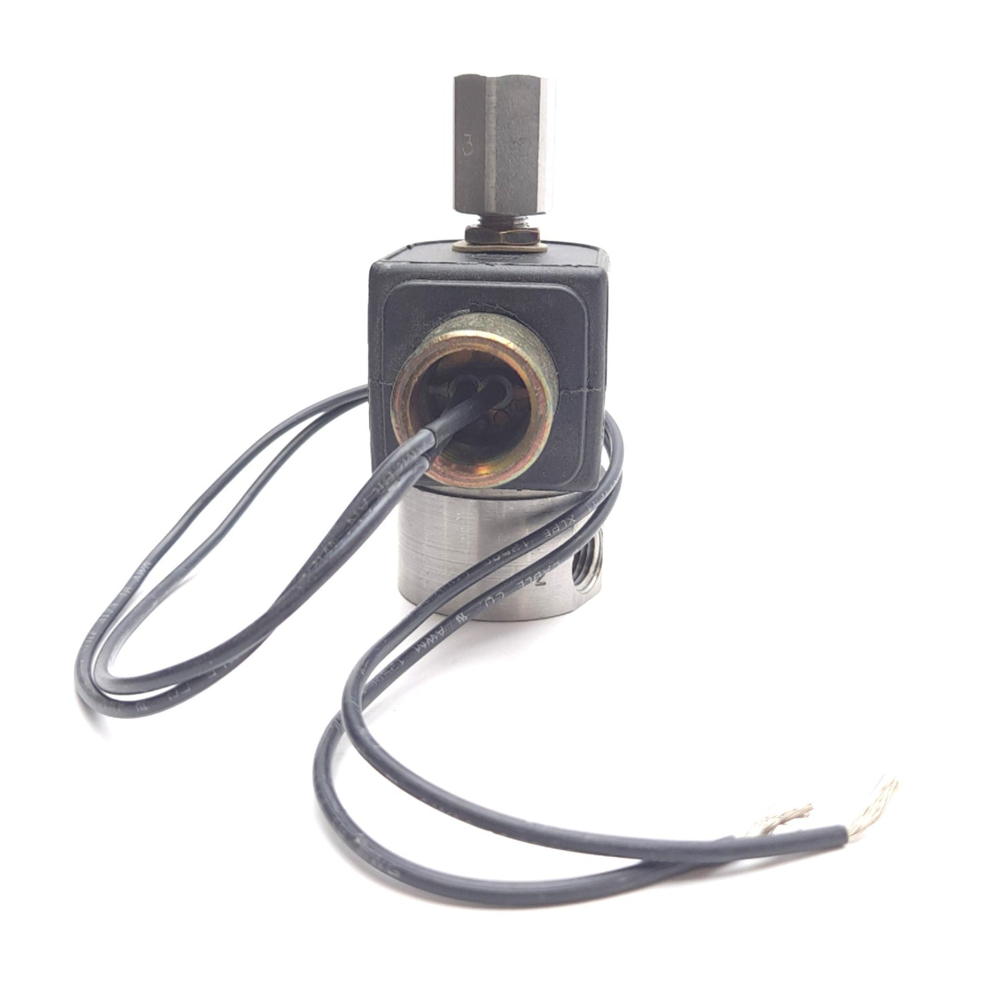 Used Parker 71335SN2ANJ1 Solenoid Valve 24V DC 10 Watt Coil 400 Psi Max 1/32" Orifice