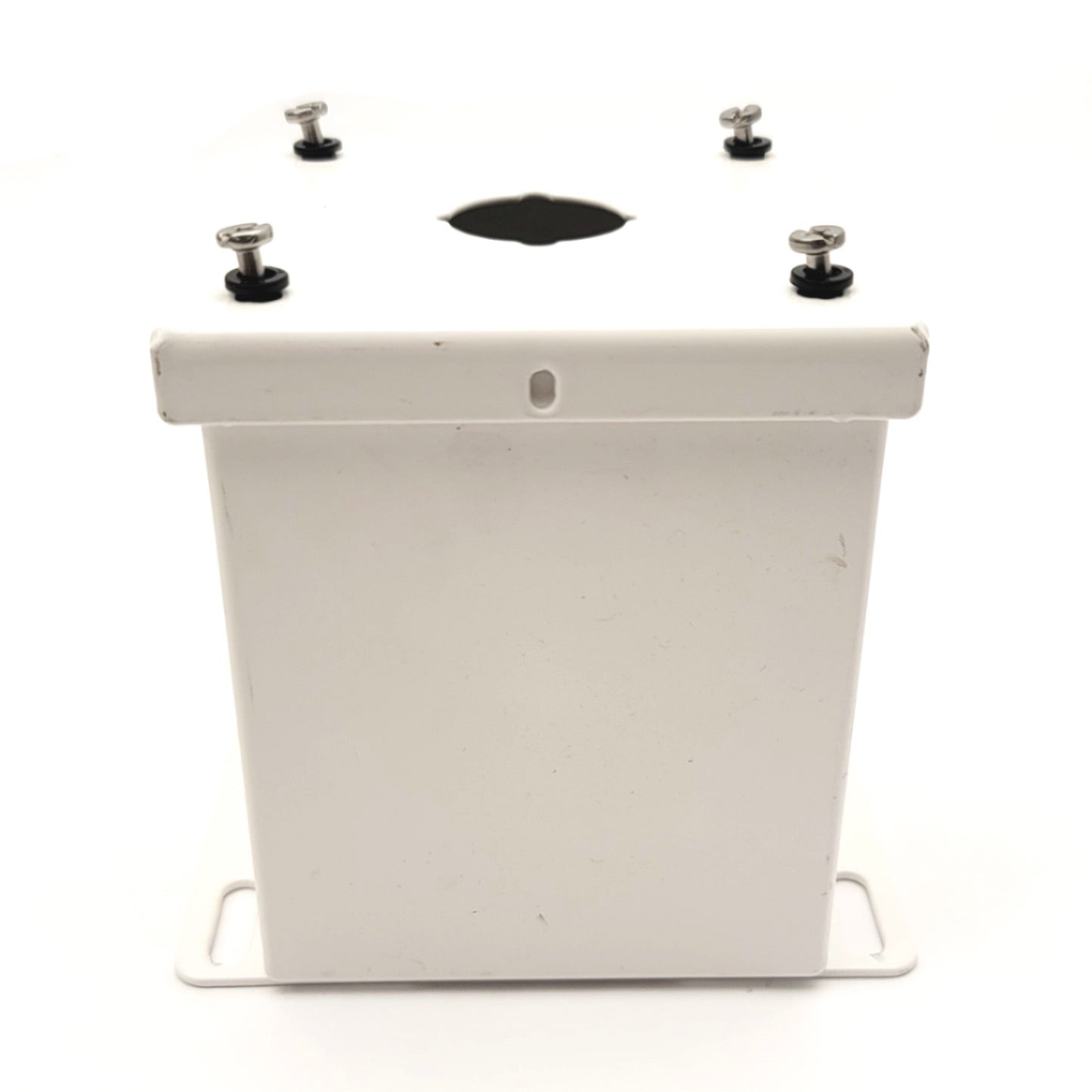 Used Saginaw Controls SCE-1PBX Pushbutton Enclosure, 4" x 4" x 4.75", 30.5mm Hole