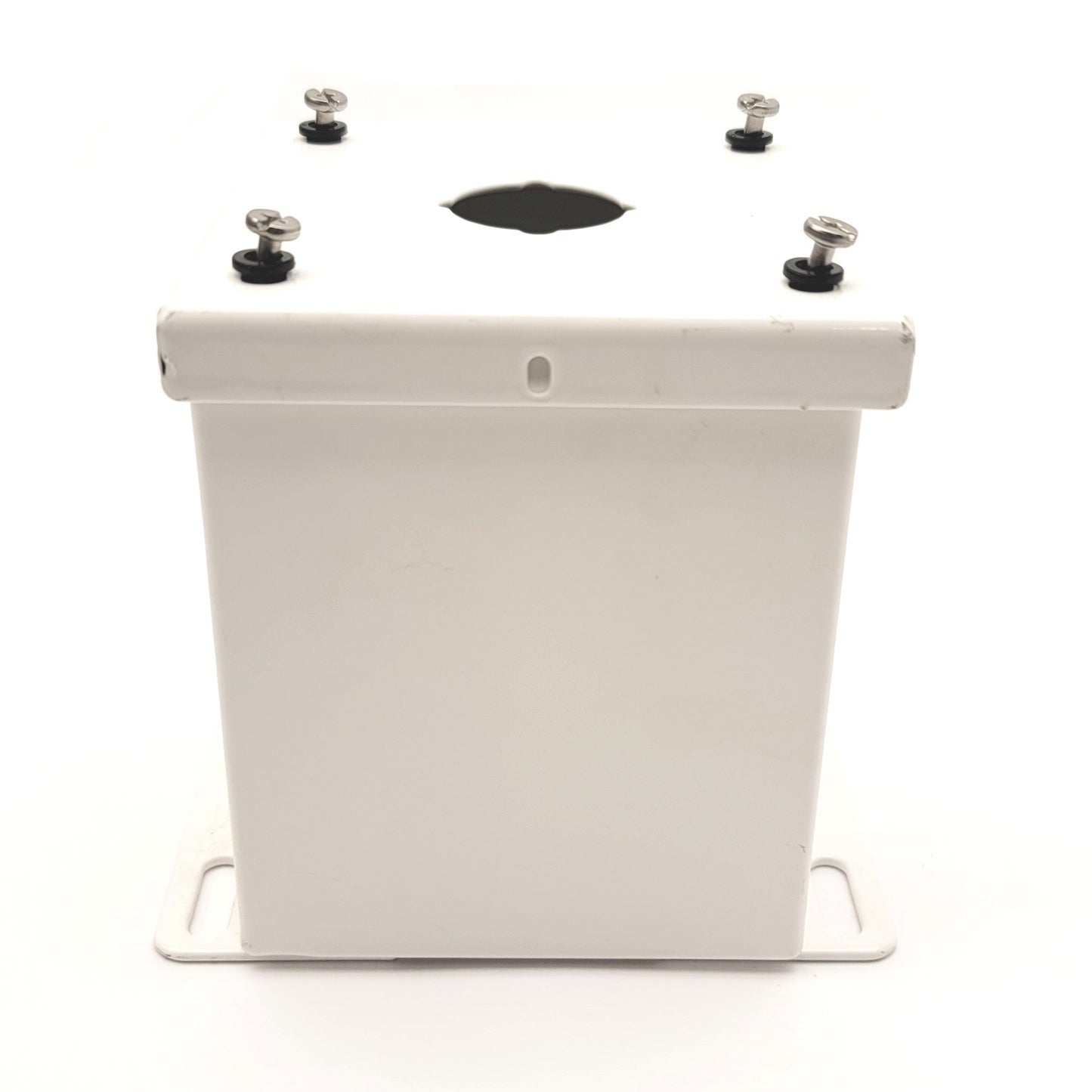Used Saginaw Controls SCE-1PBX Pushbutton Enclosure, 4" x 4" x 4.75", 30.5mm Hole