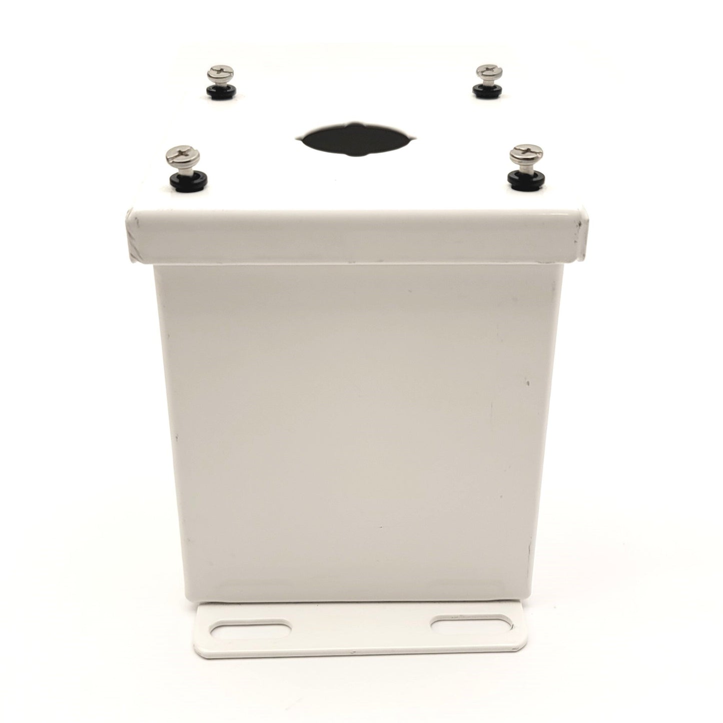 Used Saginaw Controls SCE-1PBX Pushbutton Enclosure, 4" x 4" x 4.75", 30.5mm Hole