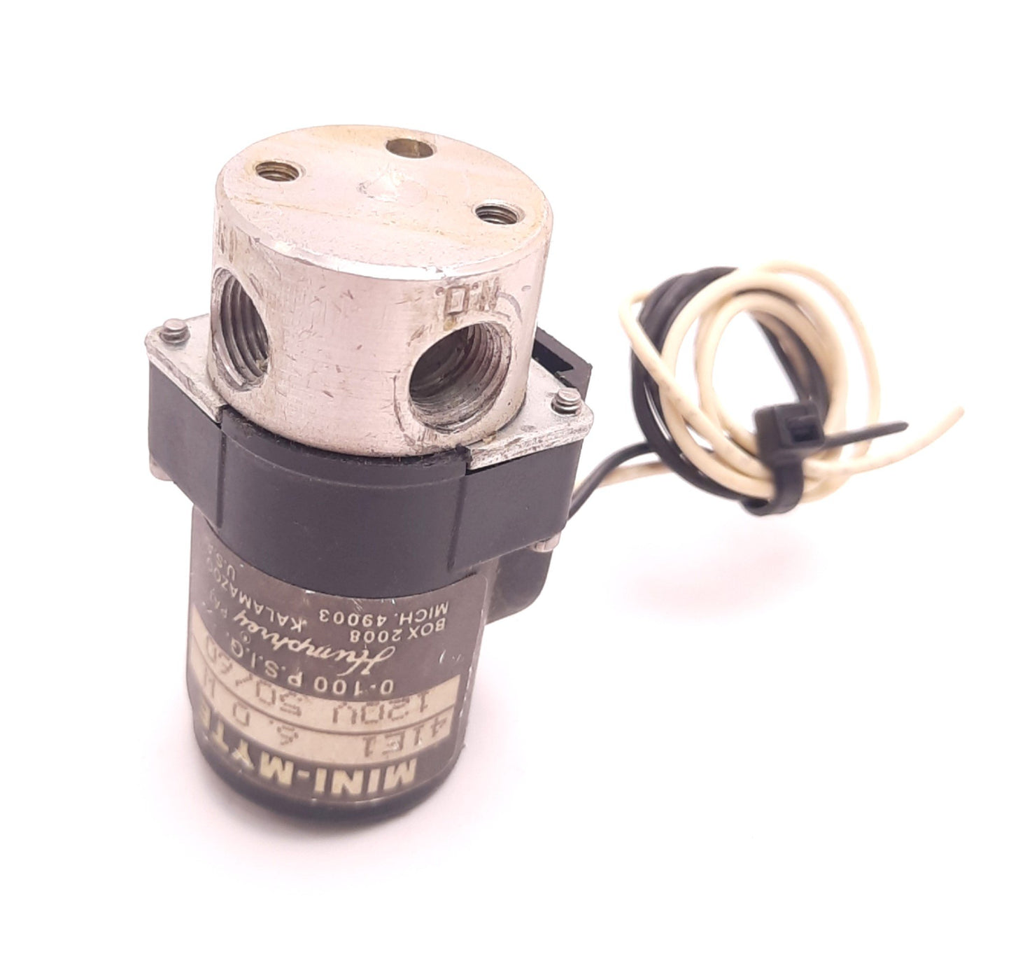 Used Humphrey 41E1 Electric Valve 0-100 Psig, 120V 50/60Hz, 7.0W, 1/8" NPT