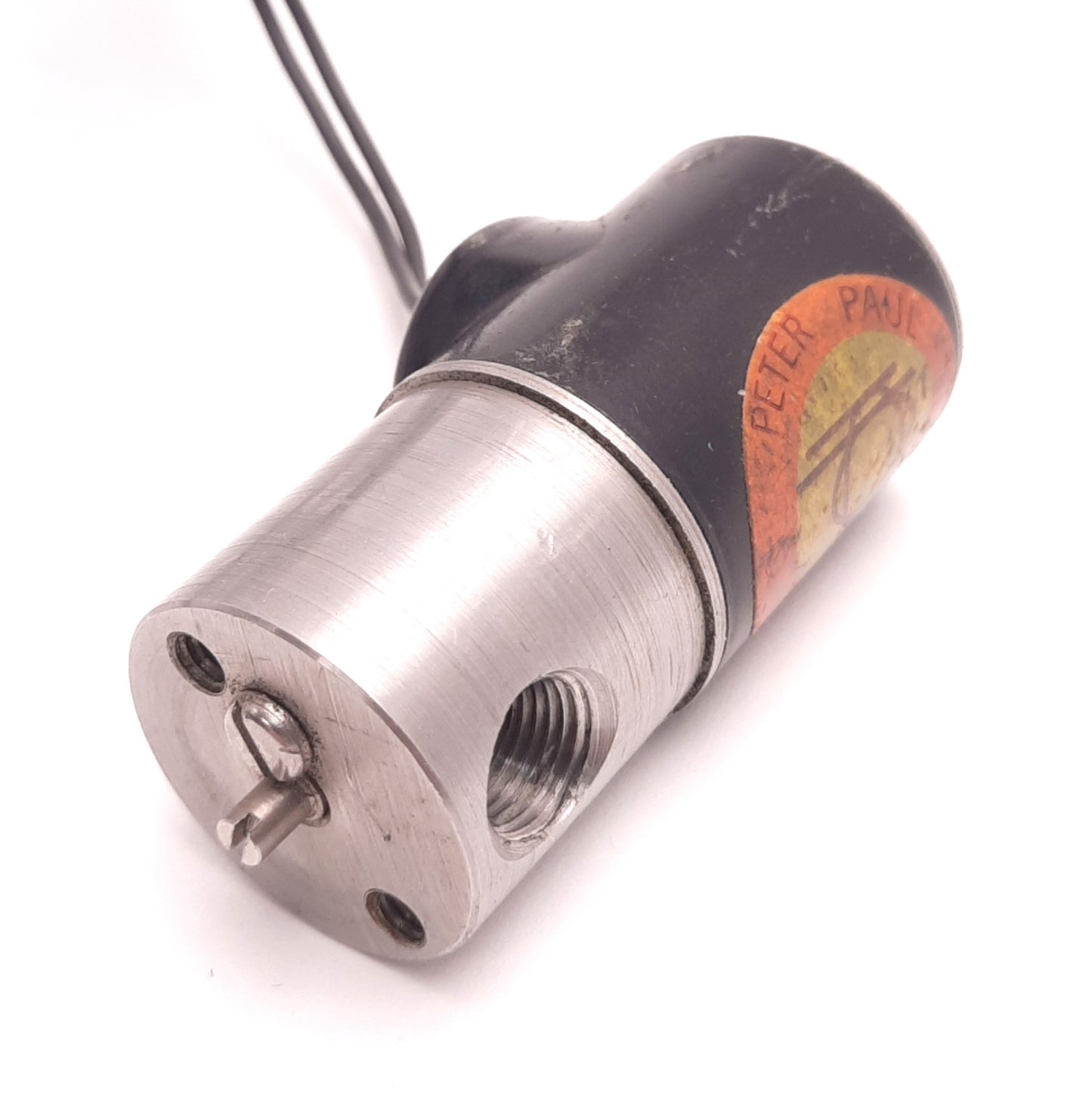 Used Peter Paul 53HH8TGV Solenoid Valve 24v DC 7 Watt Coil 150 Psi, 1/8" NPT