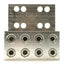 New ILSCO T4A4-600N Panel Board Wire/Conductor Lug, 4x, 600MCM-2 CU9AL, Aluminum