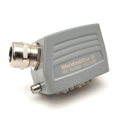 New – Open box Weidmuller 1655210000 HDC RockStar Connector With 1204100000 Insert, 10-Pole