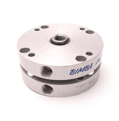 Used Bimba FOS-500-.375 Flat One Cylinder 2.5" Bore, 0.375" Stroke, Single Acting