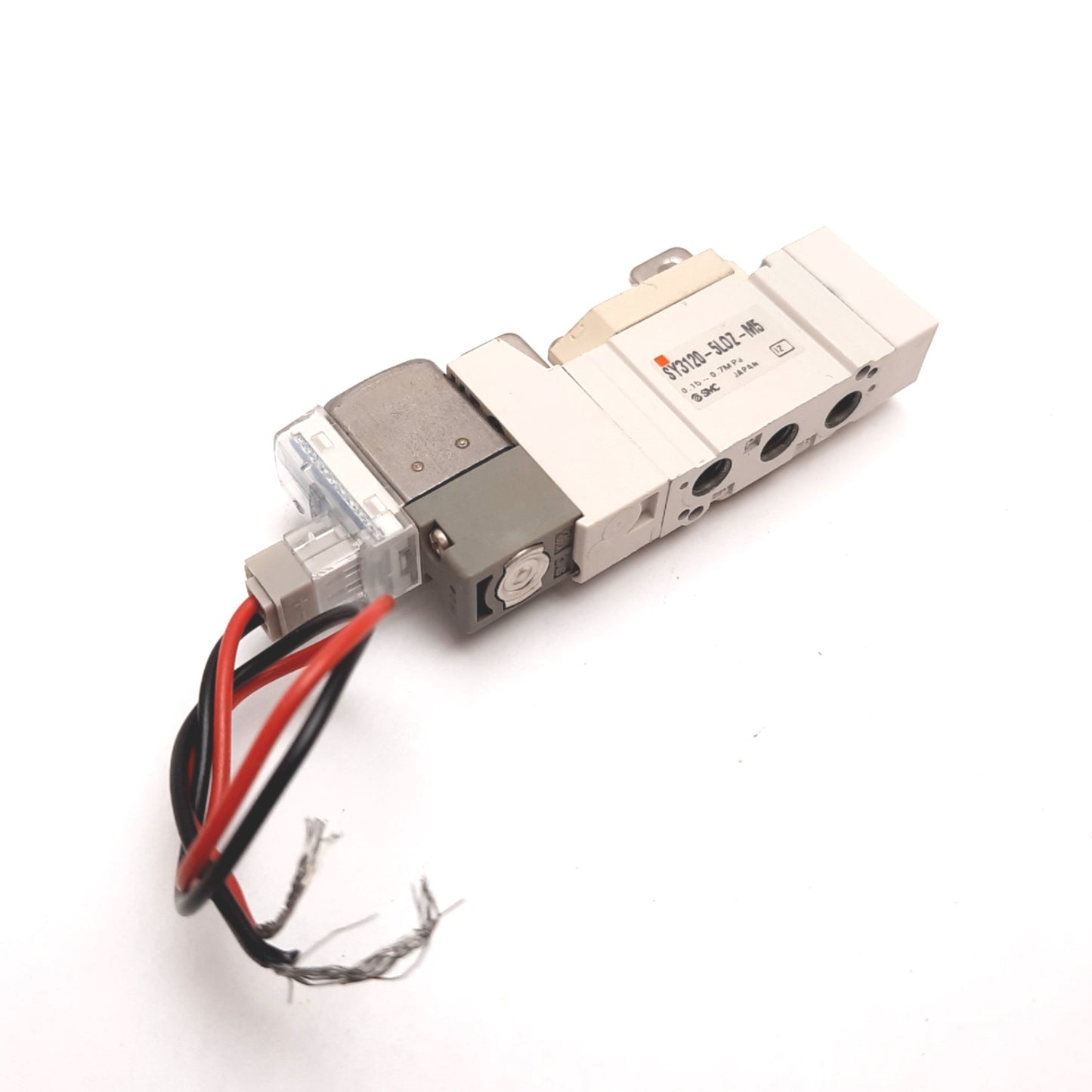 Used SMC SY3120-5LOZ-M5 Solenoid Valve, 2-Position 5-Port, 24VDC, M5x0.8, 0.15-0.7MPa
