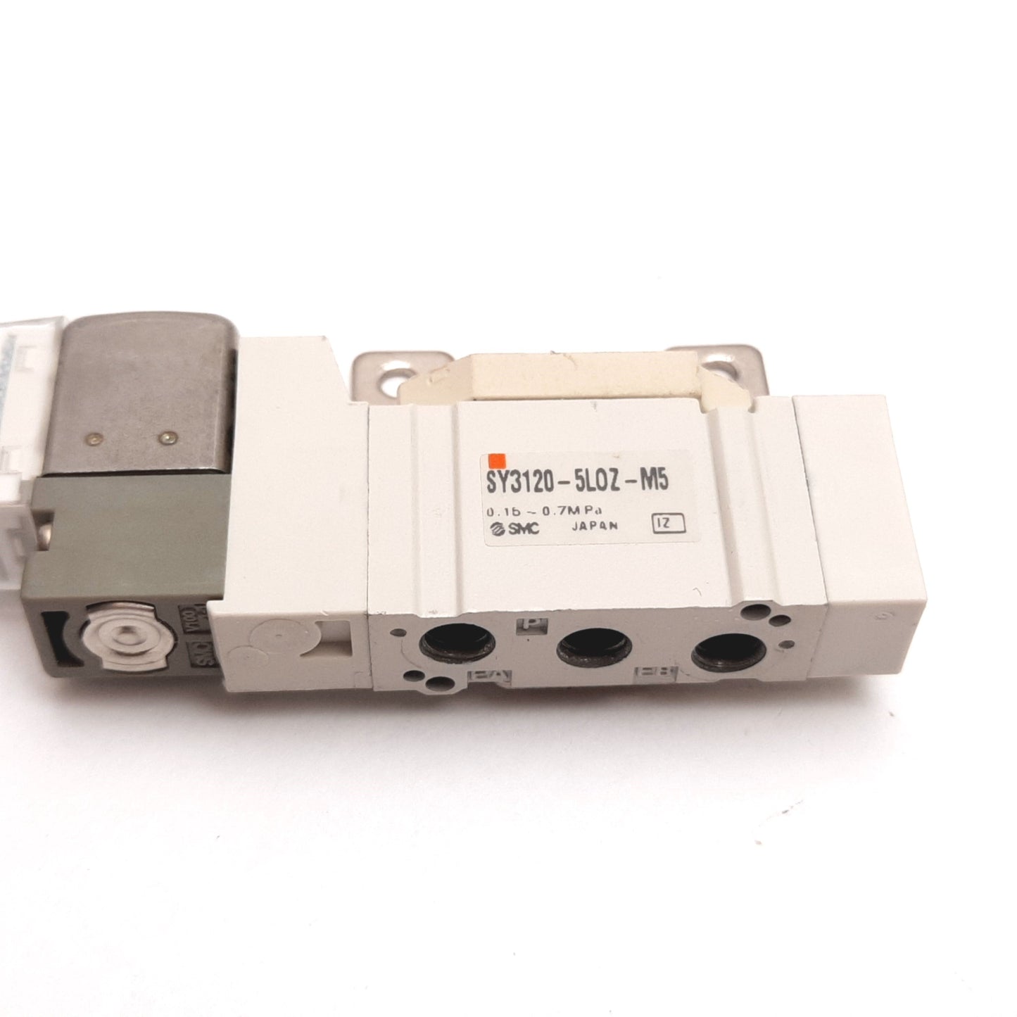 Used SMC SY3120-5LOZ-M5 Solenoid Valve, 2-Position 5-Port, 24VDC, M5x0.8, 0.15-0.7MPa