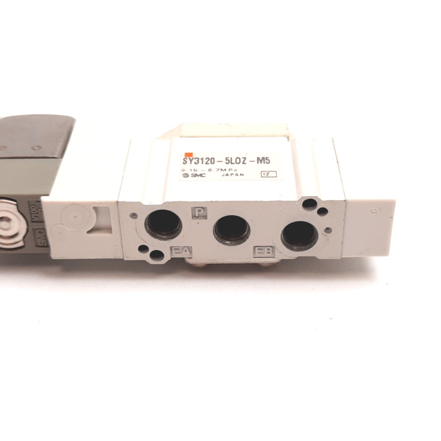 Used SMC SY3120-5LOZ-M5 Solenoid Valve, 2-Position 5-Port, 24VDC, M5x0.8, 0.15-0.7MPa