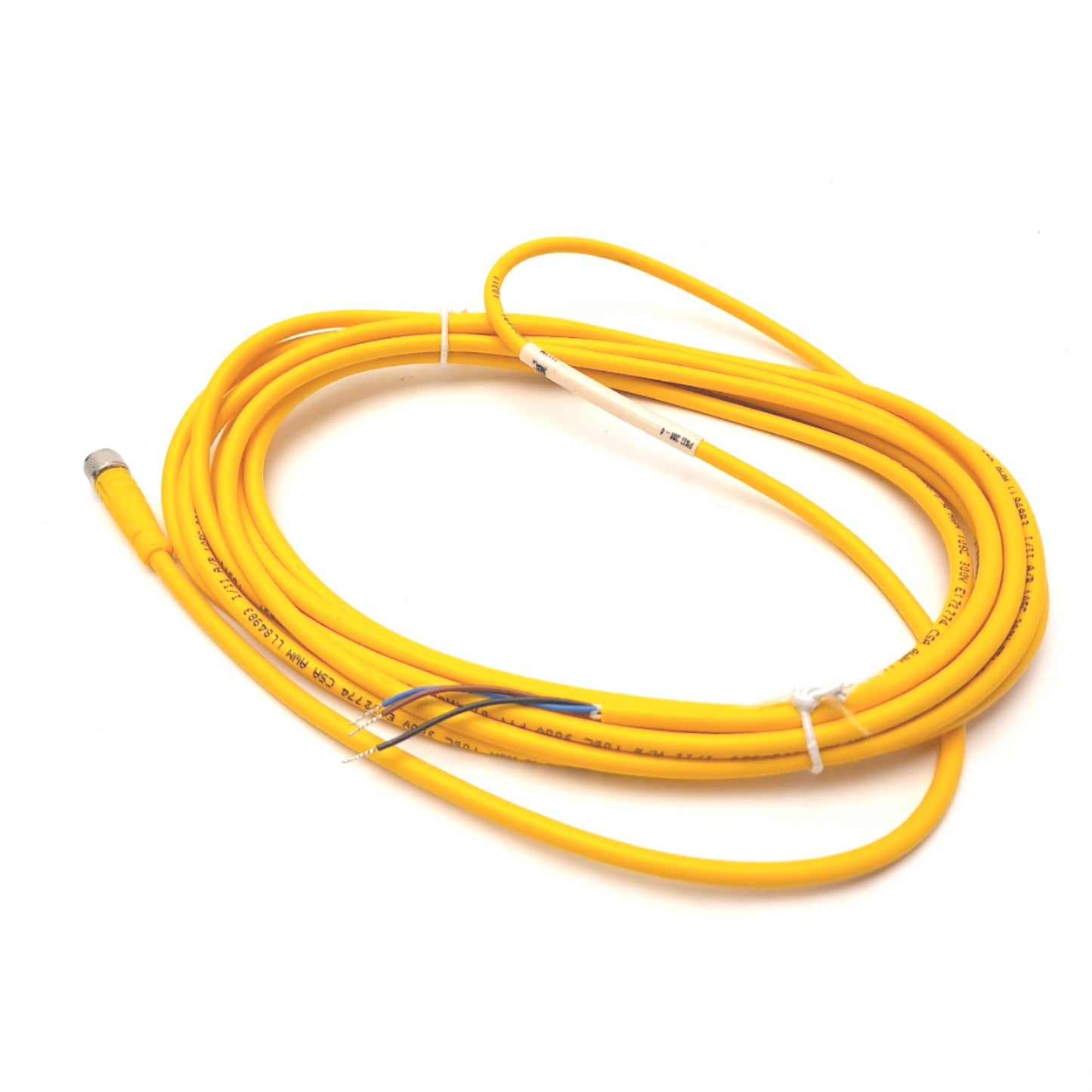 Used TURCK PKG 3M-4 Sensor Cable 4-Meter 3- Wire M8 to Flying Leads 125 VAC/VDC 4A