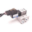 Used Festo PRMZ-5-M5-2-30 242 Manifold with Two MZ-5/2-1.5-L-LED Solenoid Valves