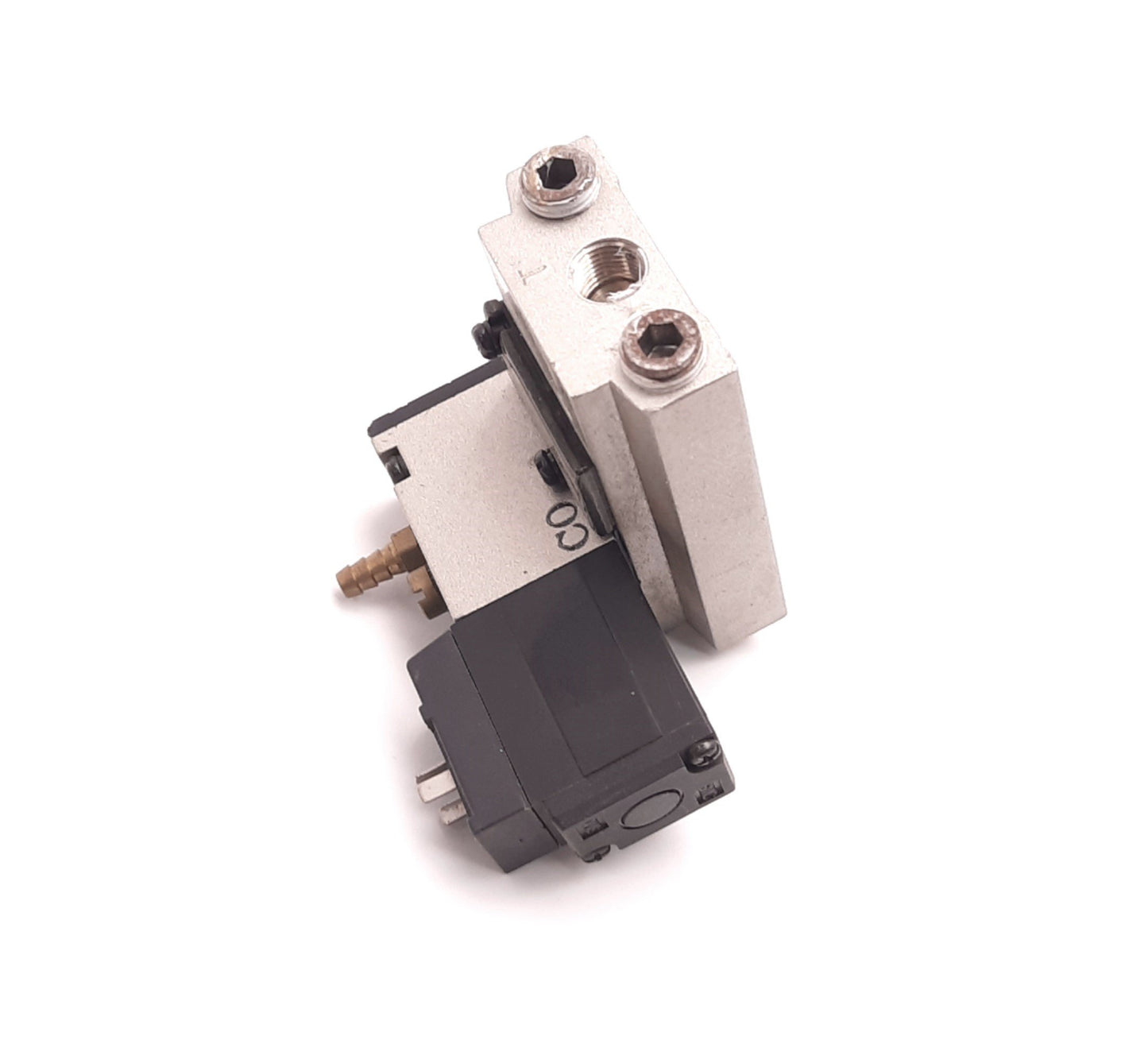 Used SMC NVK3120 Solenoid Valve 2-Position 5-Way, 24VDC, Pressure: 0.7MPa w Manifold
